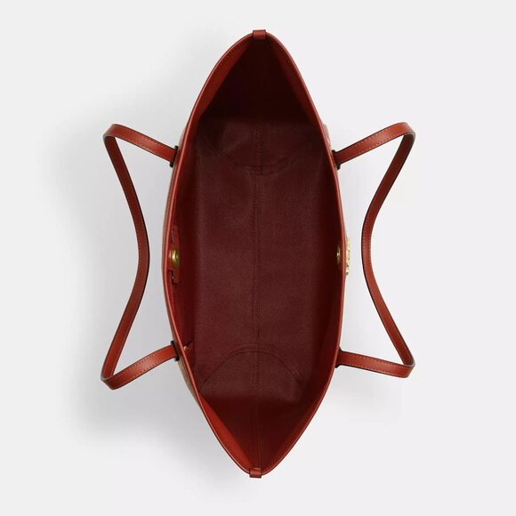 🌟Coach City Tote Bag In Signature Canvas With Sticker Print - Picture 3 of 16